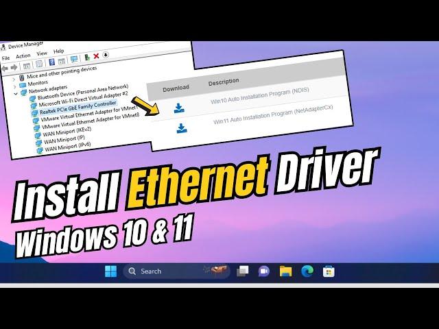 How to Download & Install Ethernet Driver on Window 10/11 - (2023)