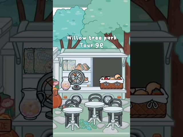 : Cozy Willow tree park tour! 🪷 ɞ; ˏˏ 𓏲๑ : ୨୧ #tocaboca #tocaworld