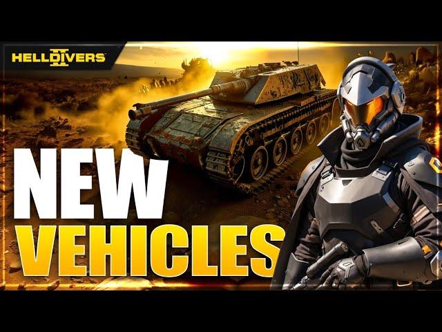 Helldivers 2 New Recon & Tank Vehicle Update First Look