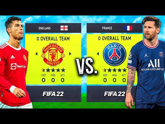 0 Overall Club vs. 0 Overall Club... in FIFA 22! 