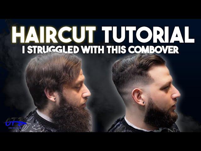 I STRUGGLED with this COMBOVER  | HAIRCUT TUTORIAL