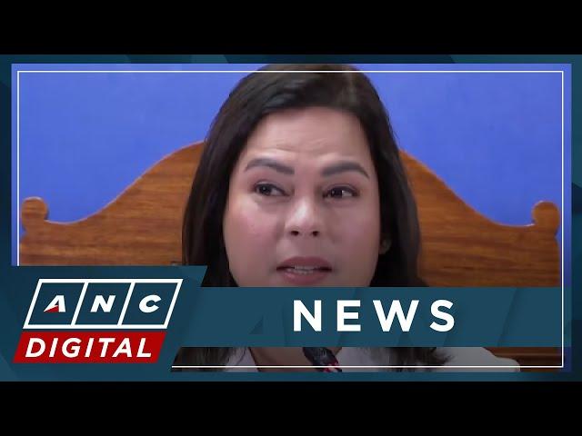 WATCH: Vice President Sara Duterte talks to media about relations with Marcos, OVP issues | ANC