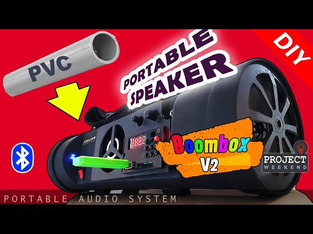️Portable bluetooth speaker DIY | best bluetooth speaker | best bluetooth speaker 2021 | boombox v2