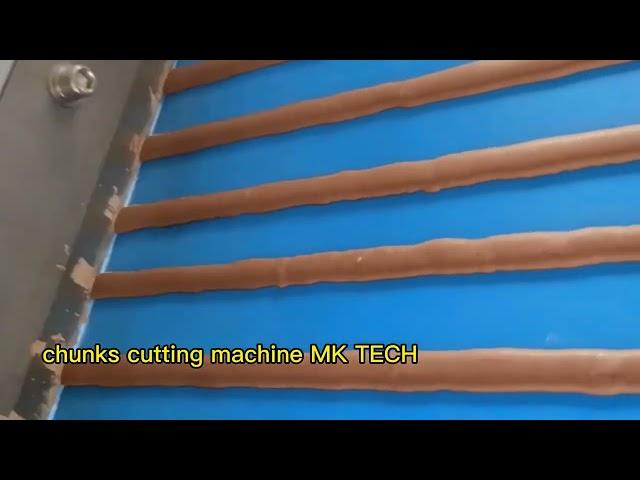 chocolate chunks forming cutting machine