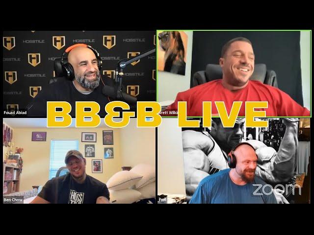 BODYBUILDING & BOLLOCKS LIVE | Fouad Abiad, Brett Wilkin, Ben Chow & James Hollingshead