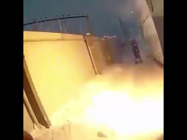 Substation cubicle gear explosion Lucky to be alive !