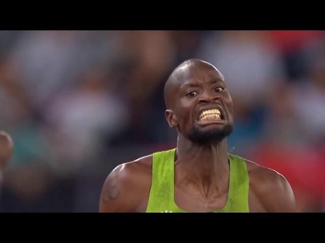 Nijel Amos' reaction to his Diamond League 800m Final in Zürich