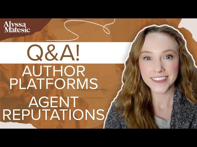 What do you need for an author platform?