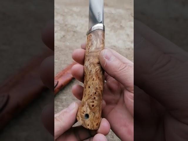 Клинок из стали М398 и кап ильма