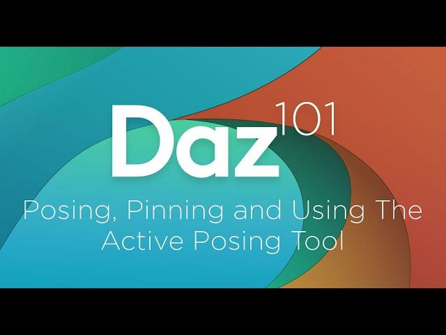 Daz 3D Tutorial: Posing, Pinning and Using the Active Posing Tool