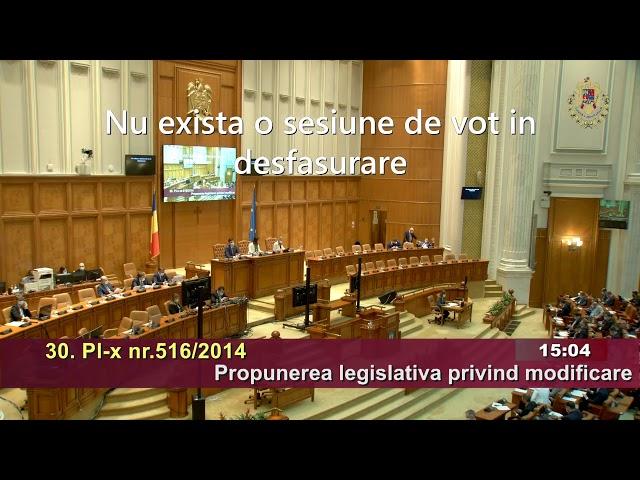 Stream live de la Parlamentul Romaniei Camera Deputatilor