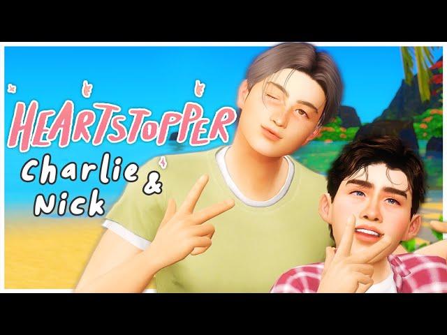 heartstopper charlie & nick cas + cc list!!  | the sims 4