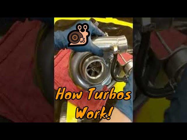 How A Turbo Works In 60 Seconds! Turbocharger Anatomy #Shorts