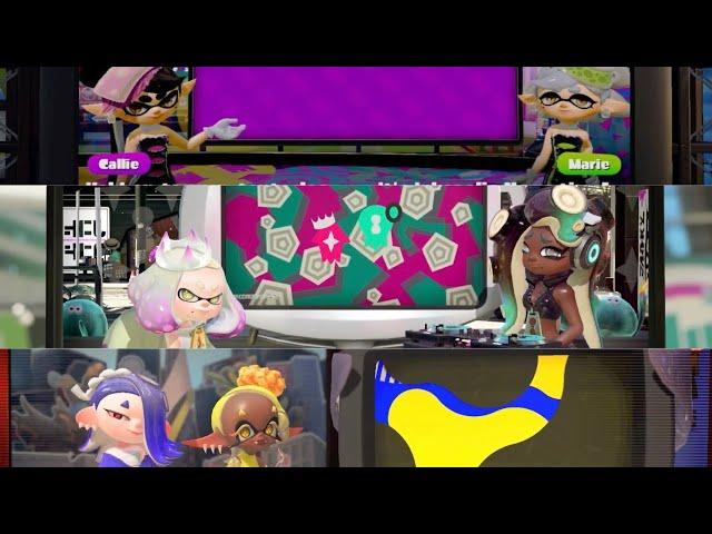 Splatoon 1 vs 2 vs 3 - Inkopolis News/Anarchy Splatcast (Squid Sisters, OFF the Hook, DEEP CUT)