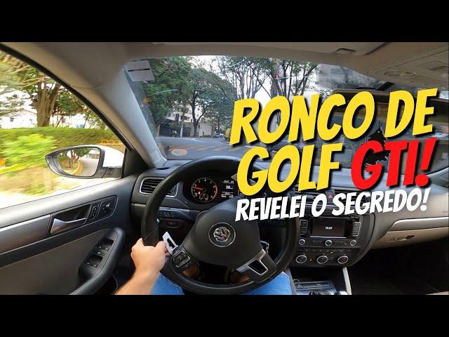 JETTA TSI ESCAPE COM RONCO DE GOLF GTI! ESTRALA MUITO ALTO 