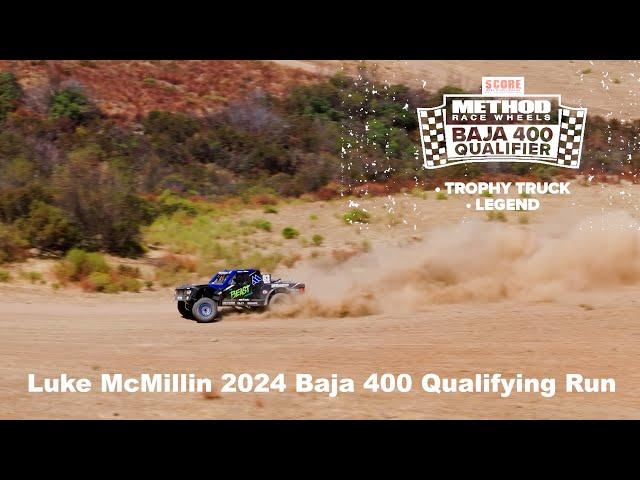 Luke McMillin: 2024 Baja 400 Qualifying || POV || 4K