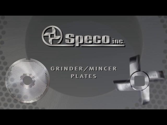 Speco Grinder/Mincer Plates from Bunzl Processor Division/Koch Supplies