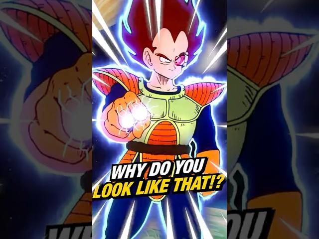 Why Vegeta Looked Weird and Had Red Hair at the Start of Dragon Ball Z #goku #dragonball #dbz