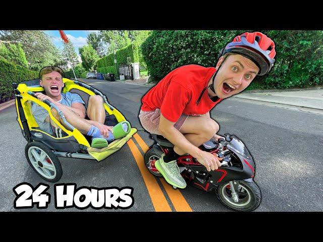 I Drove a mini bike 24hrs Hrs straight through Los Angeles!!