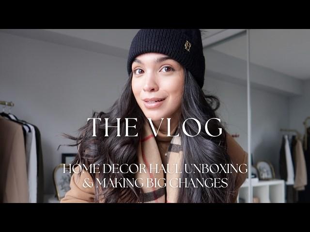 HOME DECOR HAUL UNBOXING | MAKING BIG CHANGES | VLOG S6:E2 | Samantha Guerrero