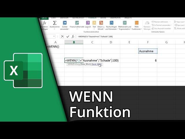 Excel Wenn Funktion | =WENN()  Tutorial