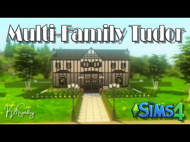 Sims 4 For Rent |  Speed Build | No cc | Multi-Family Tudor |