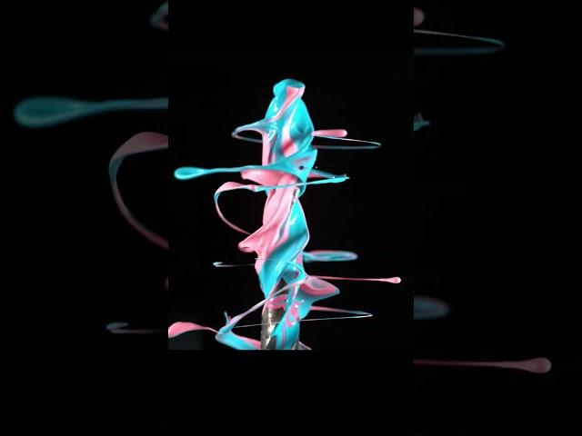 Paint on drill slowmo 12000fps