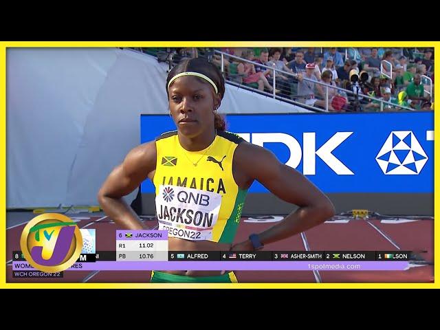 World Championship 2022 Shericka Jackson 100m Semi Final - July 17 2022