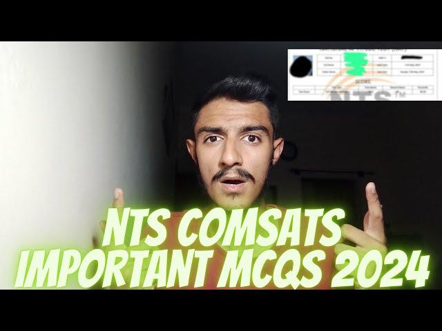 NTS COMSATS IMPORTANT MCQS || How to Prepare NTS NAT test? || Tips to solve Nts