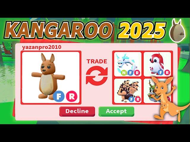 HUGE WIN  I TRADED KANGAROO  IN 2025 ! IN ADOPT ME | ROBLOX