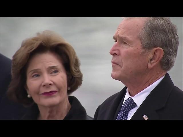 George H.W. Bush funeral | 21 gun salute outside Capitol