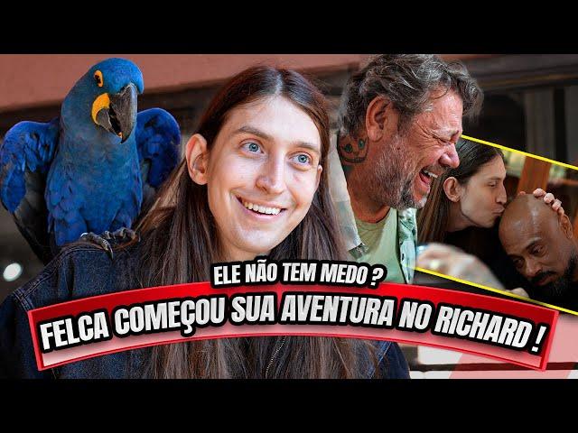 FELCA COMEÇOU SUA AVENTURA NA CASA DO RICHARD - BALESTRIN NÃO PERDOOU !