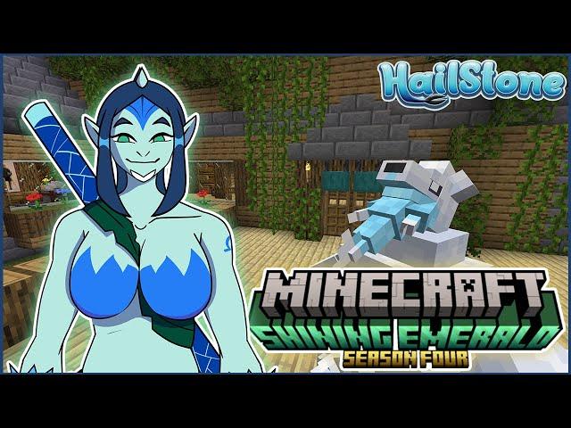 [LIVE] Local Mermaid attempts to Build a House - Minecraft Shining Emerald