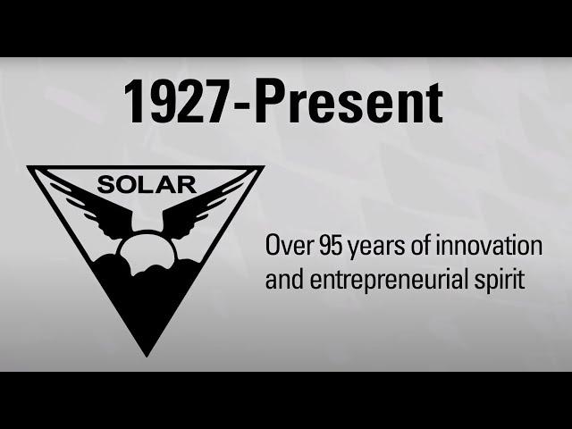 Solar Turbines Historical Timeline