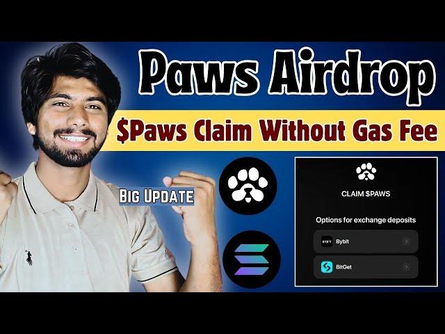 Paws Airdrop Claim News | Paws Token Withdrawal Update, Today Paws Airdrop News