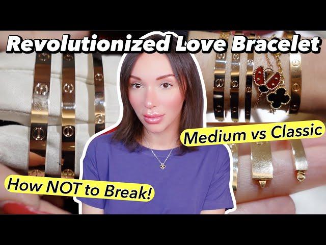 Cartier New Hinge Mechanism Medium & Classic Love Bracelets In-Depth Review, Comparison to Small