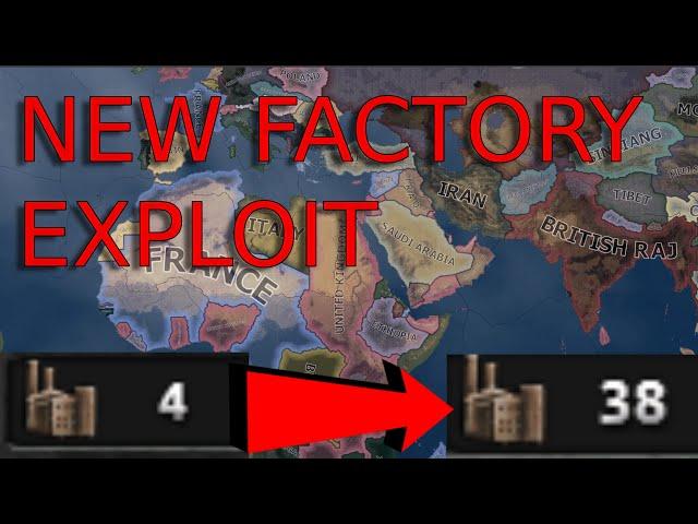 Factory Generator Exploit in HOI4