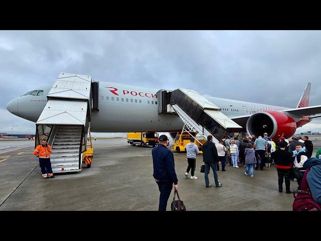 Rossiya SSJ100 and Boeing 777-300ER | Flight from St. Petersburg to Vladivostok via Moscow SVO