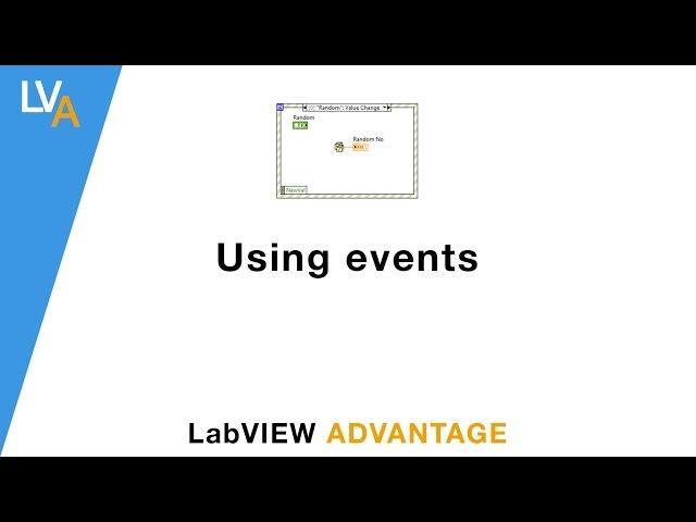 How to Use Events - LabVIEW