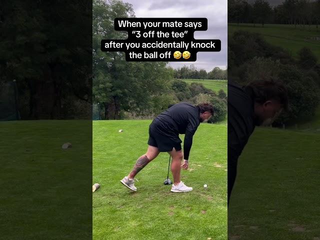 “3 off the tee” #golf #englandgolf #funny