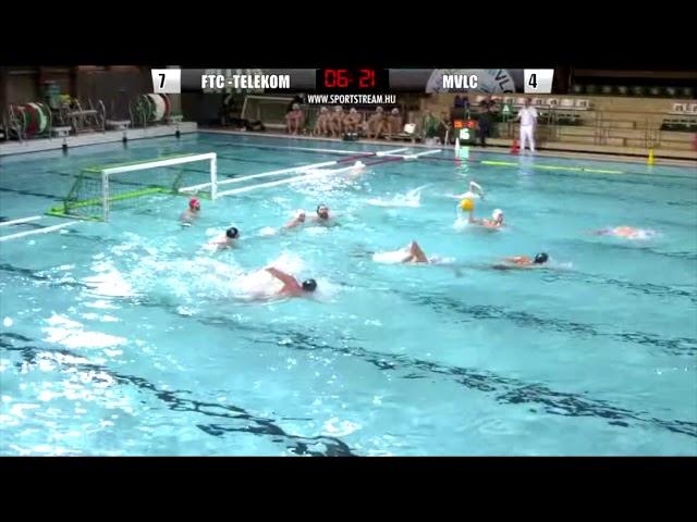 Water-Polo : But de Vigvári Vendel (Ferencvaros) de son camp