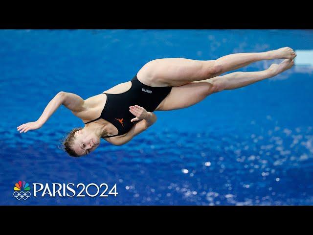 Alison Gibson, Sarah Bacon emerge victorious in three-way 3m springboard finals battle | NBC Sports