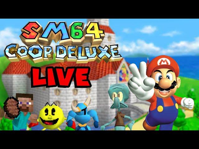 Mario 64 Co-op Deluxe LIVE - JustJasen birthday stream