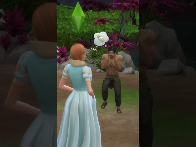 What if a Seamonster and a Princess fall in love  #sims4 #thesims4 #seamonster #princess