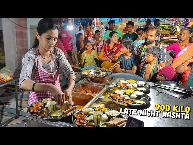 LATE NIGHT Indian Street Food Khau Gali  Saoji Thali, Desi Ghee Punjabi Thaal, Black Machurian