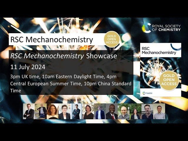 Join the RSC Mechanochemistry Showcase webinar