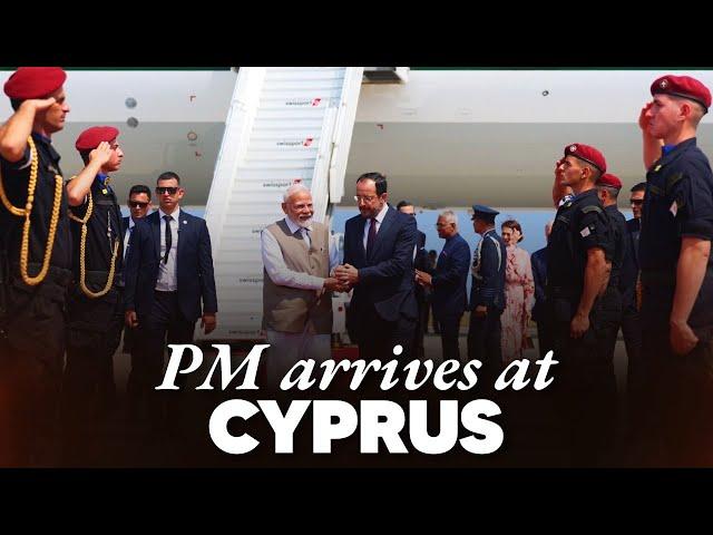 LIVE: PM Modi arrives in Cyprus
