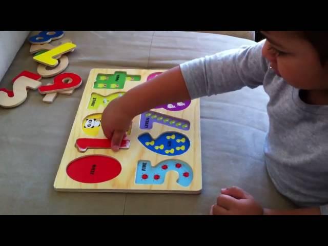 Learn to Count | Learning Numbers using a Puzzle for Children.