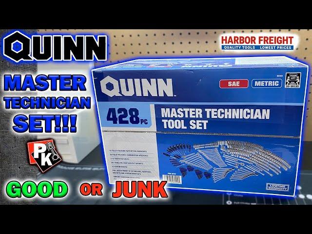 HARBOR FREIGHT QUINN 428 PC MASTER SET / GOOD OR JUNK! #harborfreight #handtools #tools #toolreviews