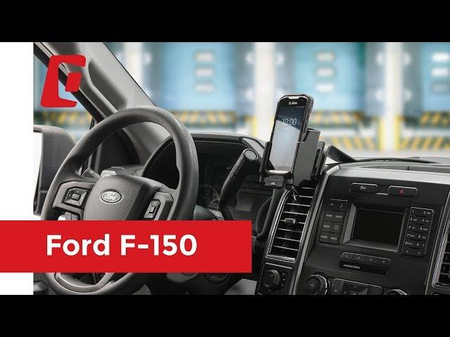 ProClip USA Center Mount 2015 - 2018 Ford F-Series with Zebra TC56